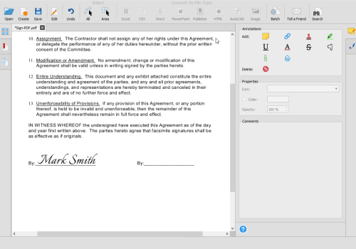 how to sign pdf with able2extract