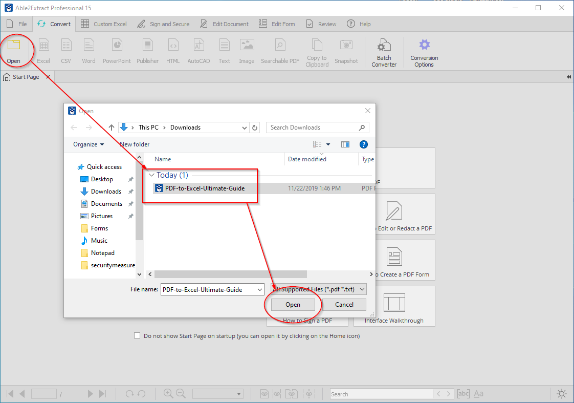 How To Convert Excel File To Pdf
