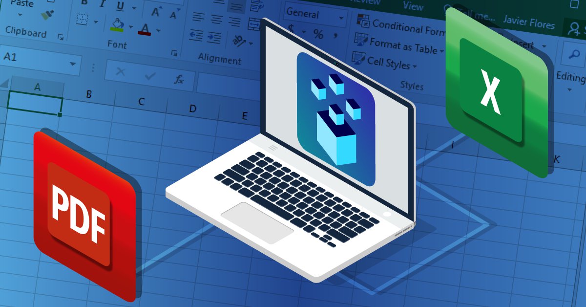 Exporting PDF tables to Excel