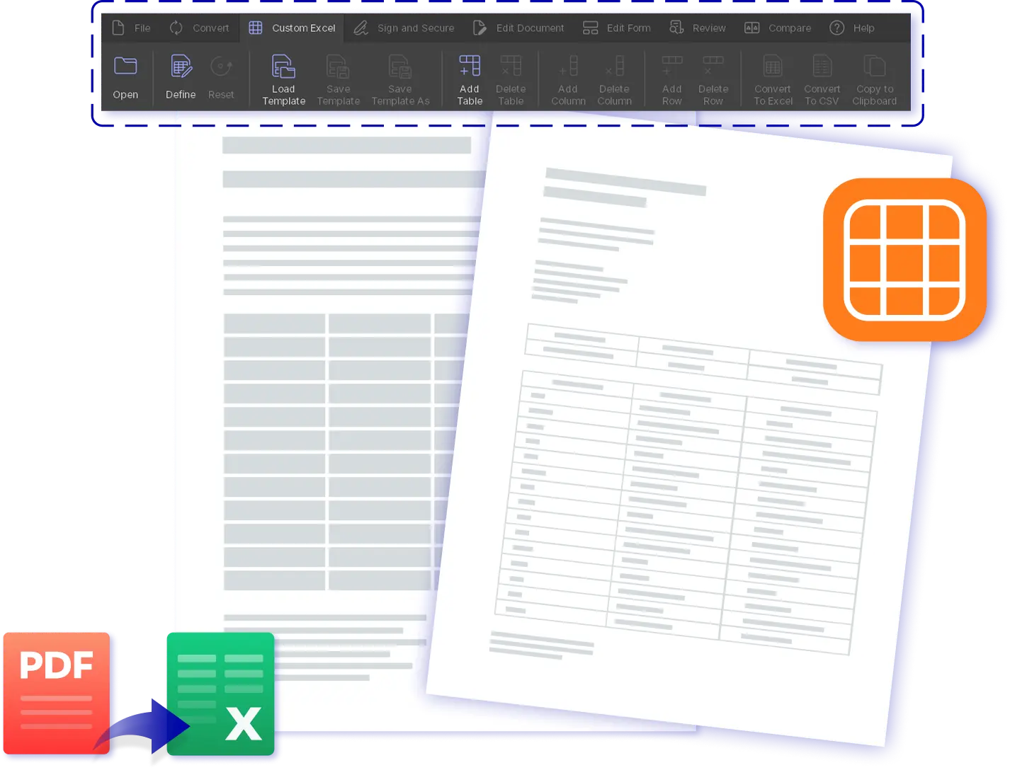 Precisión inigualable en la conversión de PDF a Excel con Able2Extract Professional